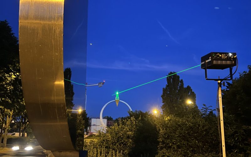Test Laser-à St-Quentin-en-Yvelines par laser movment