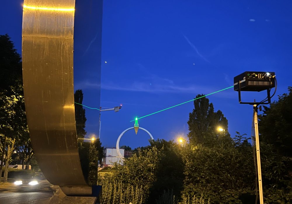 Test Laser-à St-Quentin-en-Yvelines par laser movment